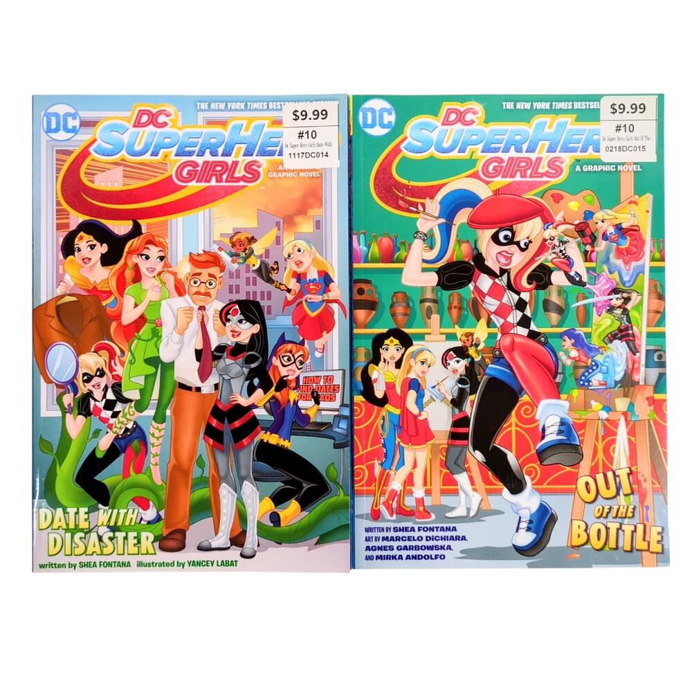 DC Super Hero Girls Graphic Novels #10 Date With Disaster & Out of the Bottle